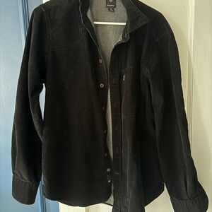 Men's Black Button-Down